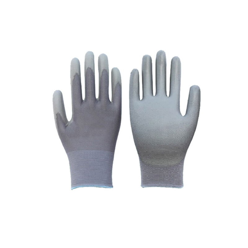 PU Coated Gloves Grey